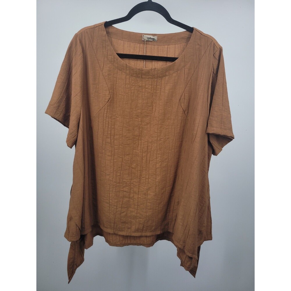 Urban Lagenlook Asymmetrical Top OS